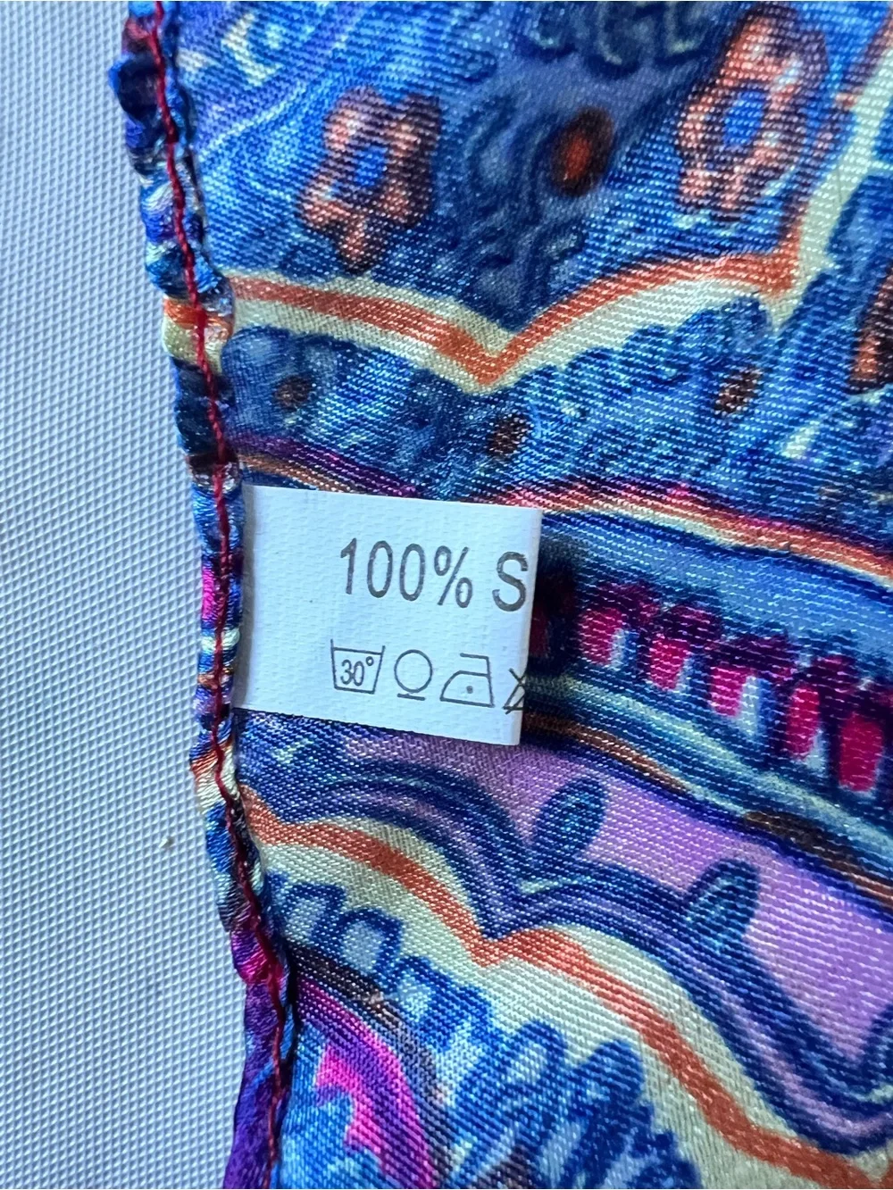 Vintage Silk Square Scarf Floral Paisley Patchwork Neckerchief 21